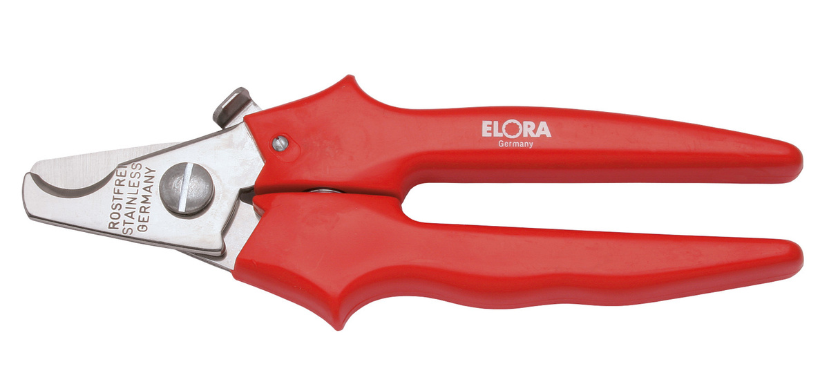 Elora Kabelschere ELORA-498-7 in Rot - Bild 1