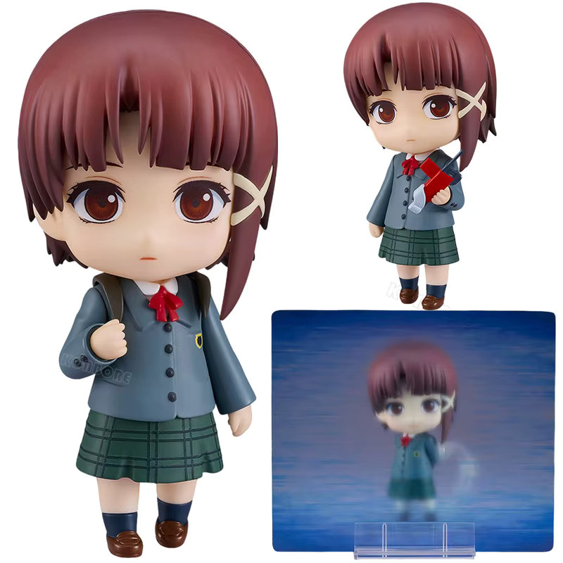 KONBORE Serial Experiments Lain Iwakura Lain Actionfigur, Mädchen-Figur, 10cm - Bild 3