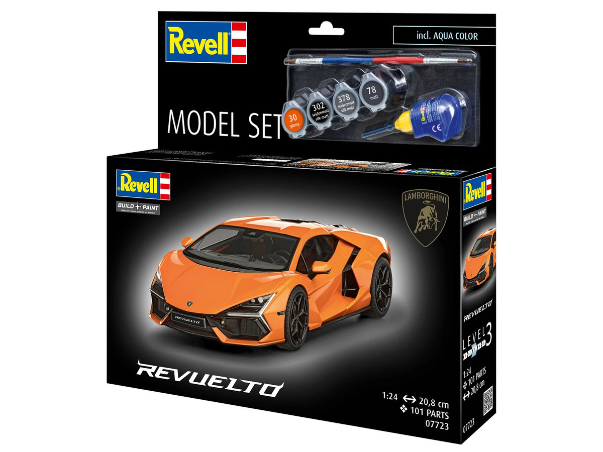 Revell Lamborghini Revuelto, Modellset, 1:24, ab 10 Jahren - Bild 4