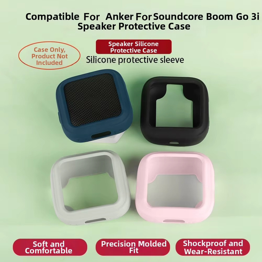 Anker Soundcore Boom GO 3i Silikonhülle in Braun mit physikalischer Abschirmung - Bild 3