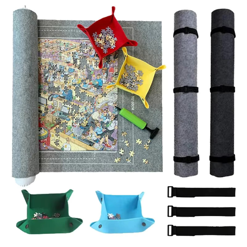 JOKEJOLLY Puzzle Lagerung Matte, Zubehör, Grau, Filz - Bild 6
