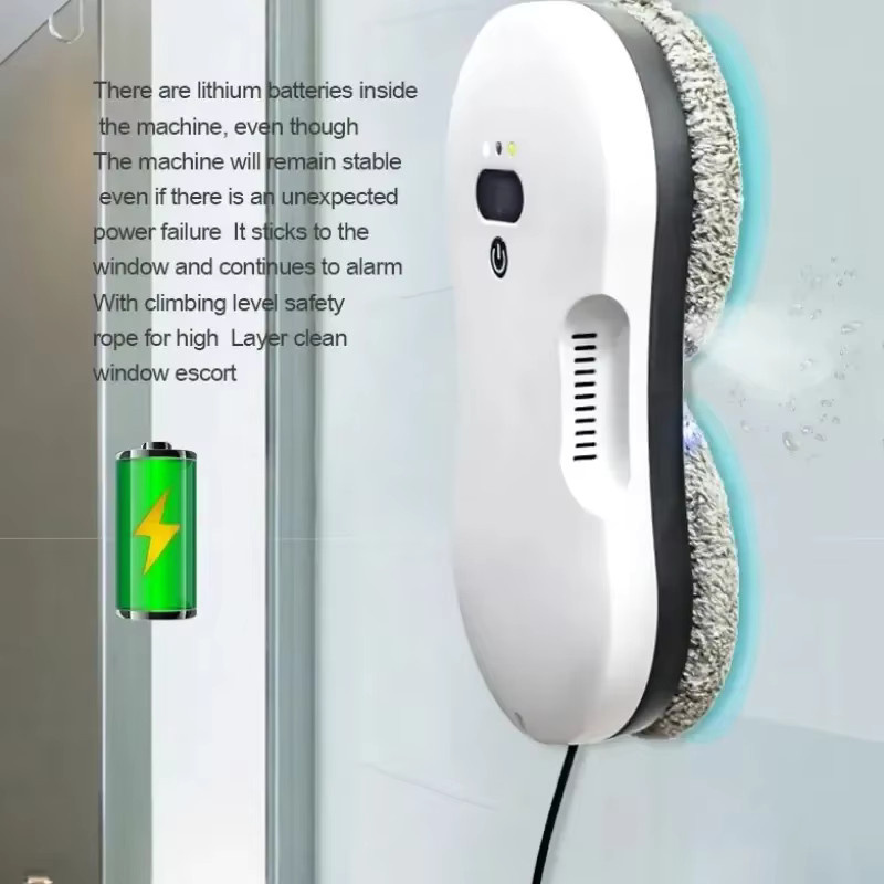DIVEDEER Smart Automatic RN2-17 Zwei-Wege-Spray-Fensterreiniger mit App-Steuerung in Weiß - Bild 2