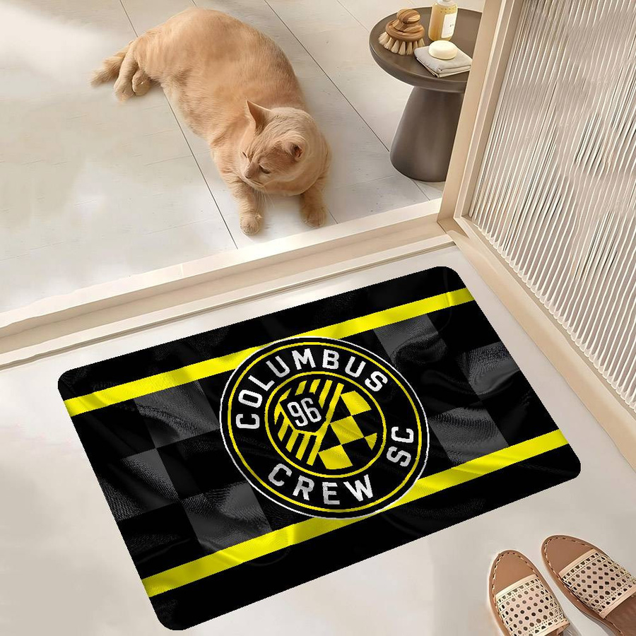 Karpetti C-Columbus Crew SC Badezimmermatte rutschfest und wasserabsorbierend, B/T: 60 x 40 cm - Bild 4