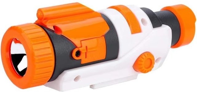 ZIVCONCING Abnehmbarer Plastik-Taschenlampen-Zielfernrohrhalter für Nerf Spielzeug, Zubehör - Bild 1