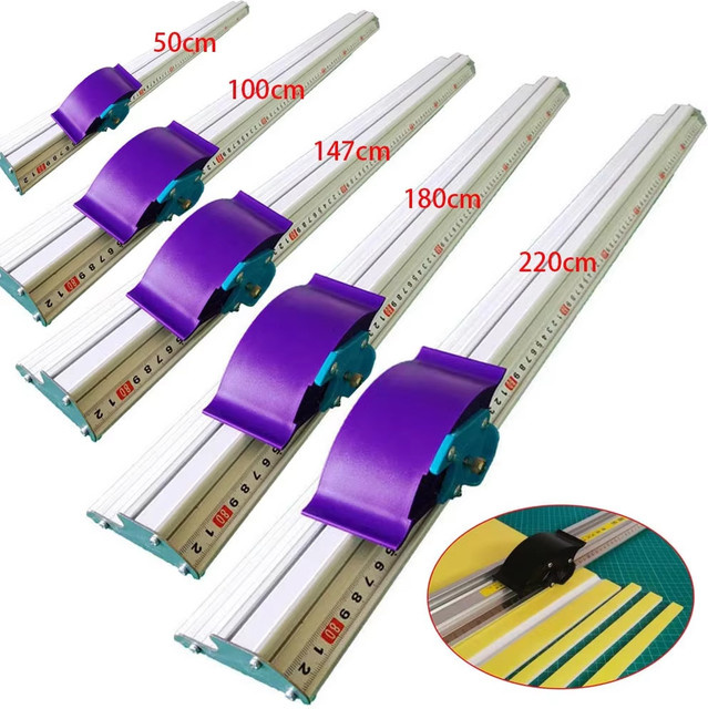 Manuelle KT-Board Trimmer und PET-Schneider mit Lineal für Fotopapier und selbstklebende Sticker - Bild 1