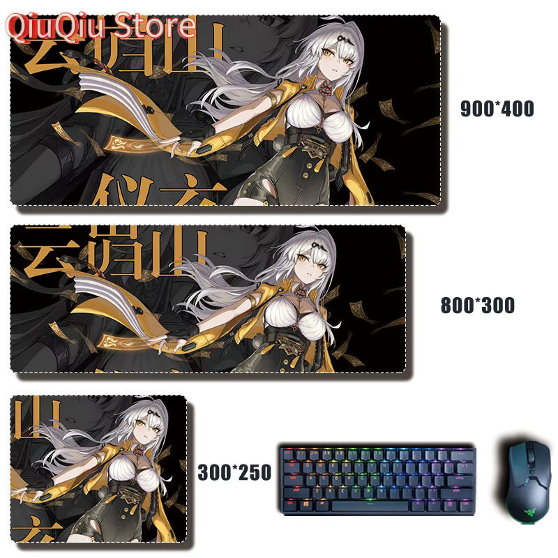 Bandai Zenless Zone Zero Anime Mauspad in Multicolour als große Schreibtischunterlage für PC-Gaming und Büro - Bild 3