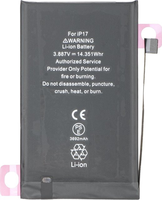 Apple iPhone 17 Akku in Schwarz - Bild 1