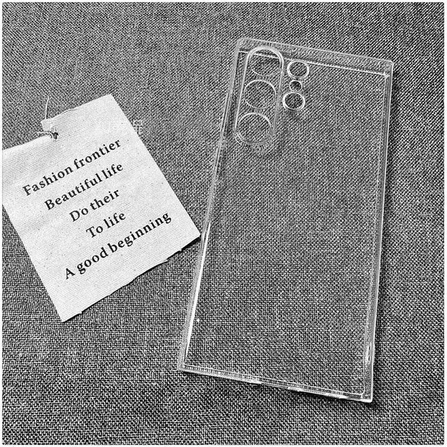 Transparente Silikon Handyhülle für Samsung Galaxy S25 Ultra und S25 Plus Soft Cover - Bild 1