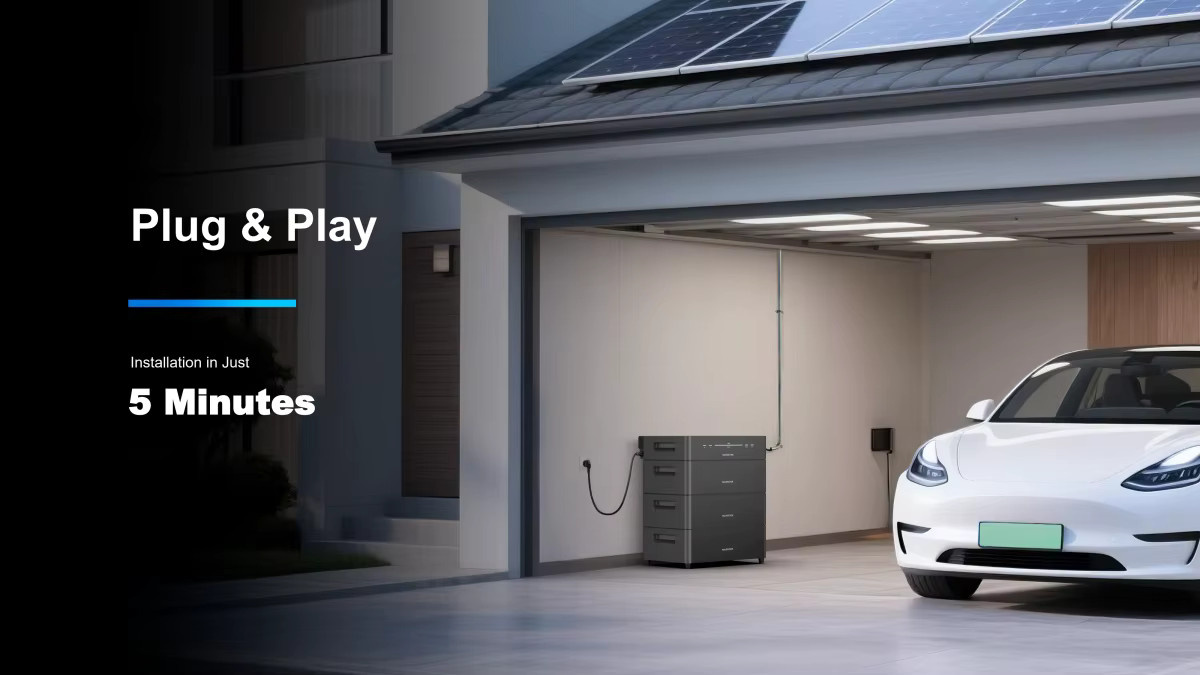 Marstek Venus-D 4kW 4MPPT Balkon-ESS Solarspeichersystem mit 2,2kW AC-Kopplung, Plug-and-Play und KI-Smart-Backup, erweiterbar bis zu 15,36kWh - Bild 3