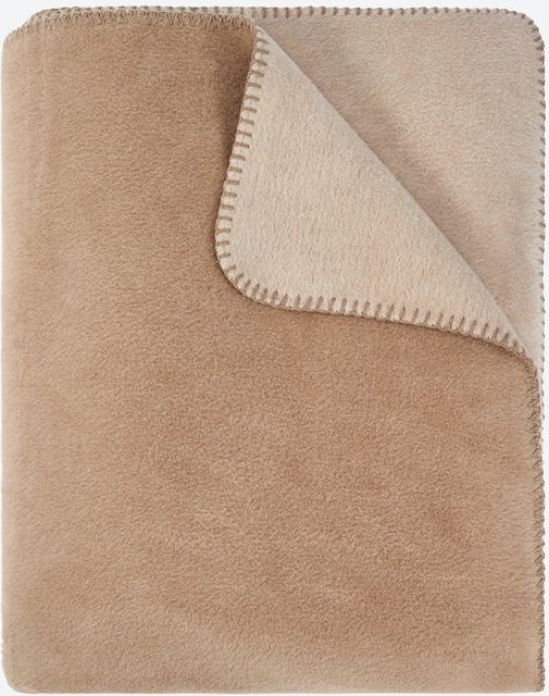 NKD Wohndecke mit Wende-Design in Beige, B/T: 150 x 200 cm - Bild 1