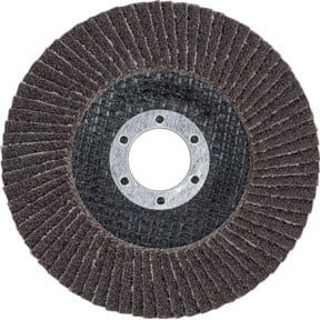 BGS Fächer-Schleifscheibe Ø 115 mm Korn 40 Braun - Bild 1