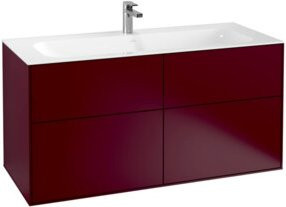 Villeroy & Boch Waschtischunterschrank Finion mit Wandbeleuchtung in Peony Matt, B: 119,6 cm, T: 59,1 cm, H: 49,8 cm - Bild 1