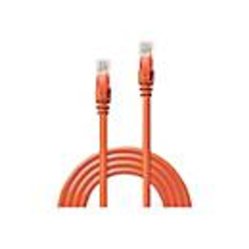 Lindy Patch-Kabel RJ-45 auf RJ-45, CAT 6, UTP, verseilt, orange, Länge: 20,0 m - Bild 2