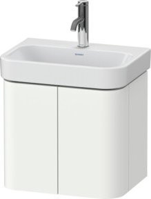 Duravit Waschtischunterschrank Happy D.2 Plus in Weiß Supermatt mit 2 Türen, B/T/H: 47,5 x 35 x 41,5 cm - Bild 1