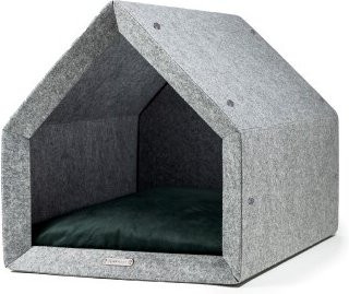 Rexproduct Pethome 2.0 Hundebett in Hellgrau und Dunkelgrün, Größe S - Bild 1