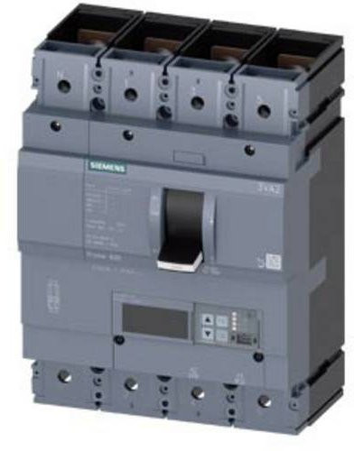 Siemens 3VA2450-7JP42-0AA0 Leistungsschalter in Grau mit einem Einstellbereich von 200 - 500A und einer maximalen Schaltspannung von 690 V/AC - Bild 1