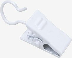 Jotex Gardinenklammern aus Metall in Weiß, 10er-Pack - Bild 1