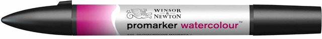 Winsor & Newton Promarker Aquarellmarker mit Brush-Spitze in Quinacridone Magenta (Pink) für Profis - Bild 1