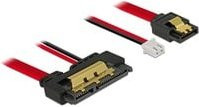 Delock Adapterkabel SATA 7Pin + 2Pin auf SATA 22Pin in Schwarz und Rot - Bild 1