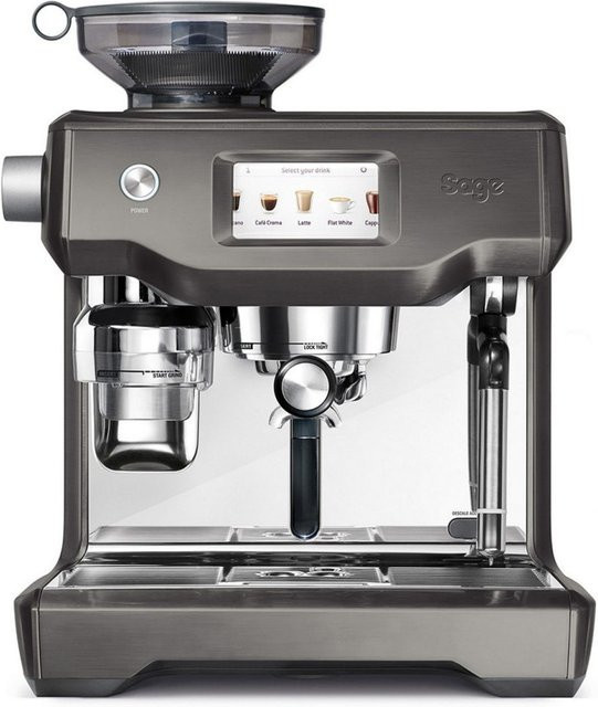 Sage Oracle Touch Siebträgermaschine in Schwarz und Edelstahl mit Milchbehälter, 15 bar und 2,5 l Fassungsvermögen - Bild 1