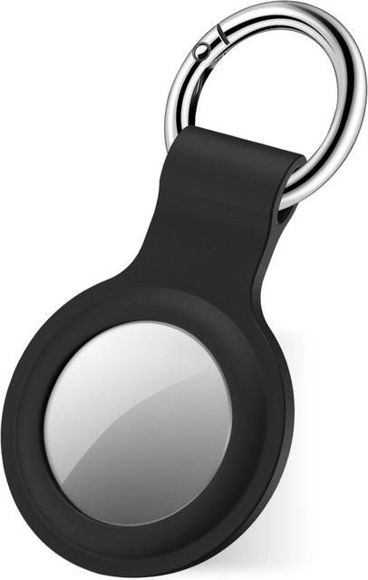 Apple AirTag-Hülle mit Schlüsselanhänger in Grau - Bild 1