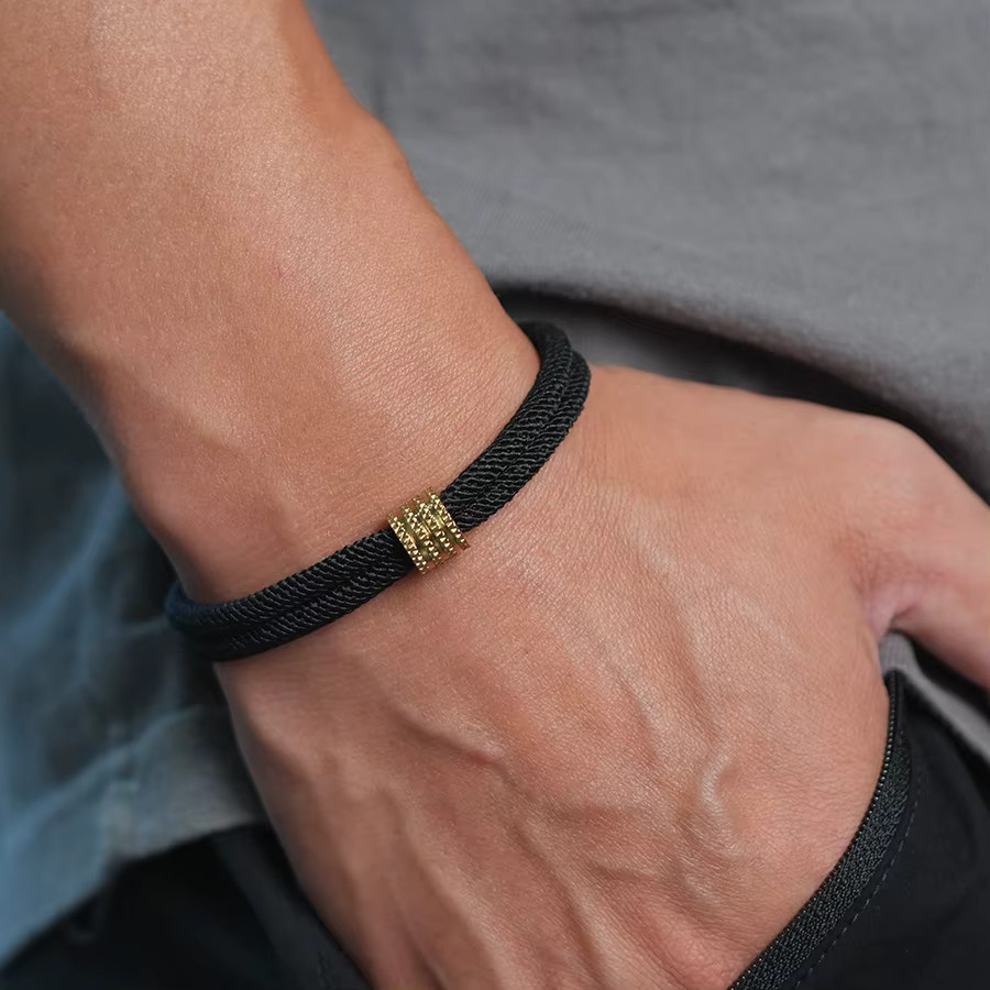 Noter Armband, Edelstahl, Schwarz, Herren - Bild 3