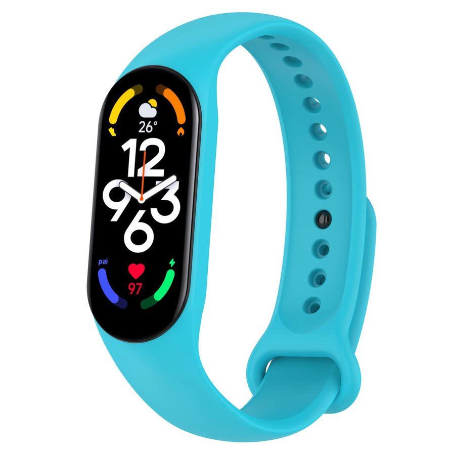 Xiaomi Uhrenarmband Silikon, Schwarz, für Mi Band 7 6 5 4 3 - Bild 2