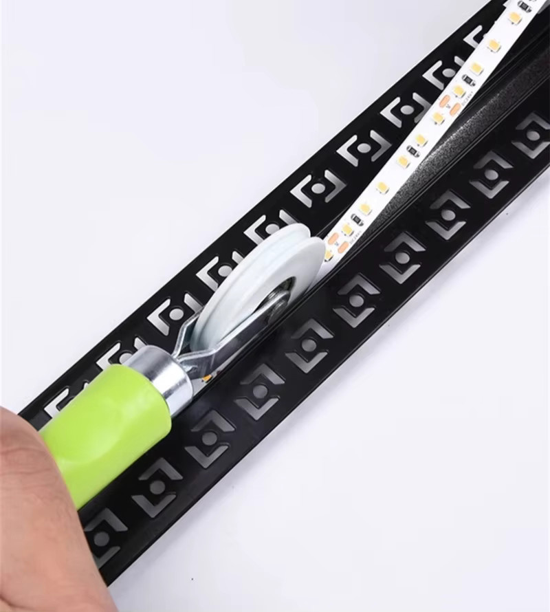 Khelse Silikon Band zur Fixierung von LED Streifen in Aluminium Profilen, Blau - Bild 2