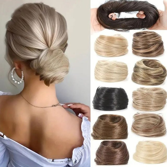 Synthetischer Chignon Haarteil, künstlicher Haarknoten für Damen - Bild 1