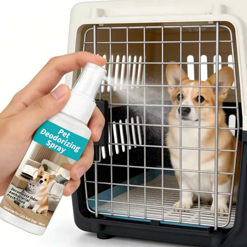 EelJoy 3er-Pack Haustier-Deodorant-Spray zur Geruchsentfernung von Katzen- und Hundeurin in Weiß - Bild 3