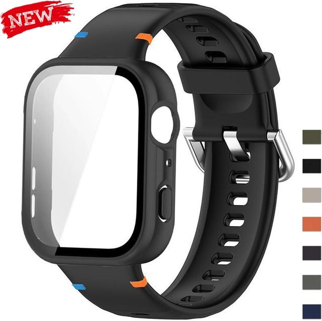 CAOWTAN Uhrenarmband Silikon, PC-Glasgehäuse, Huawei Fit 5 / Fit 4 Pro, Unisex - Bild 1