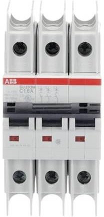 ABB SU203M-C1.6 Leitungsschutzschalter 1,6A 400V Grau - Bild 1