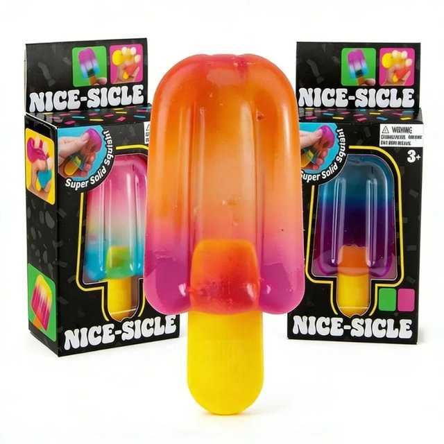 Nice -SICLE Eis am Stiel Quetschspielzeug, Fidget-Spielzeug, multicolour - Bild 1