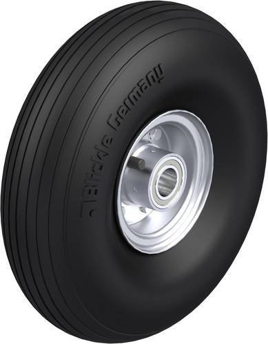Blickle Rad-Luftreifen P 300/25-75K in Schwarz mit Stahlfelge, Durchmesser: 300 mm, Tragfähigkeit: 180 kg - Bild 1