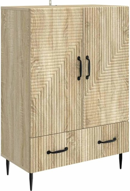 vidaXL Sideboard Sonoma-Eiche in Beige aus Holzwerkstoff, B/T/H: 66 x 34,5 x 95 cm - Bild 1