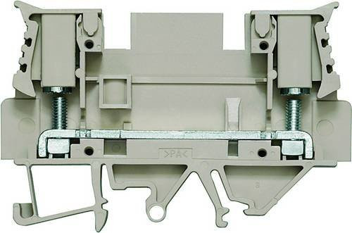 Weidmüller Prüftrenn-Reihenklemme Schraube Dunkelbeige 50 Stück - Bild 1