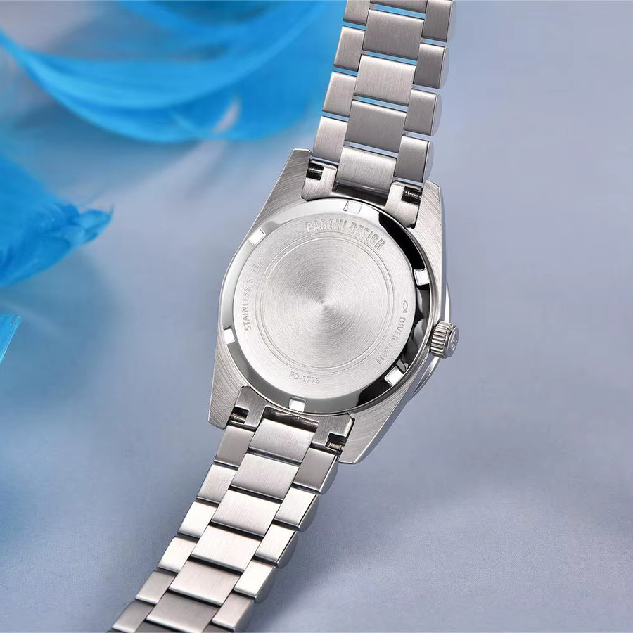 PAGANI DESIGN Armbanduhr Quarz, Edelstahl, 32 mm, Diamantbesetzt, Damen - Bild 2