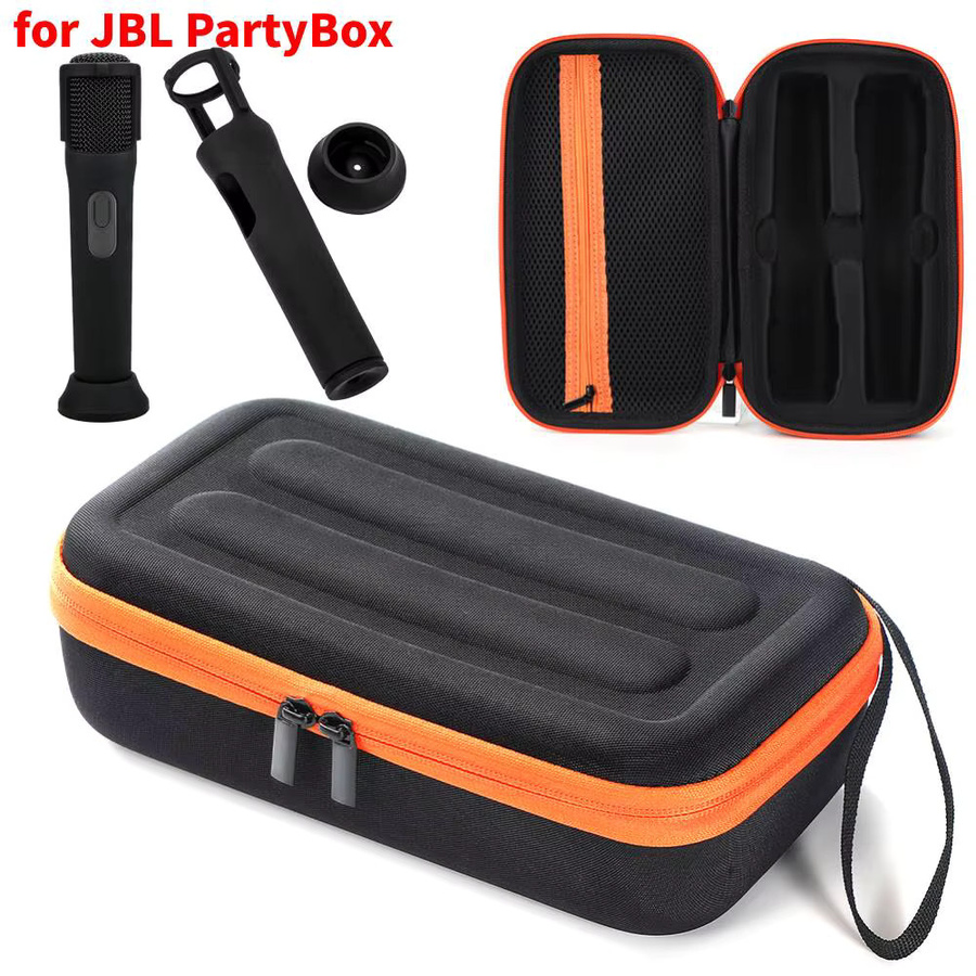 Harte Reisetasche für JBL PartyBox Wireless Mic Universal Handheld Dual Mic in Schwarz - Bild 2