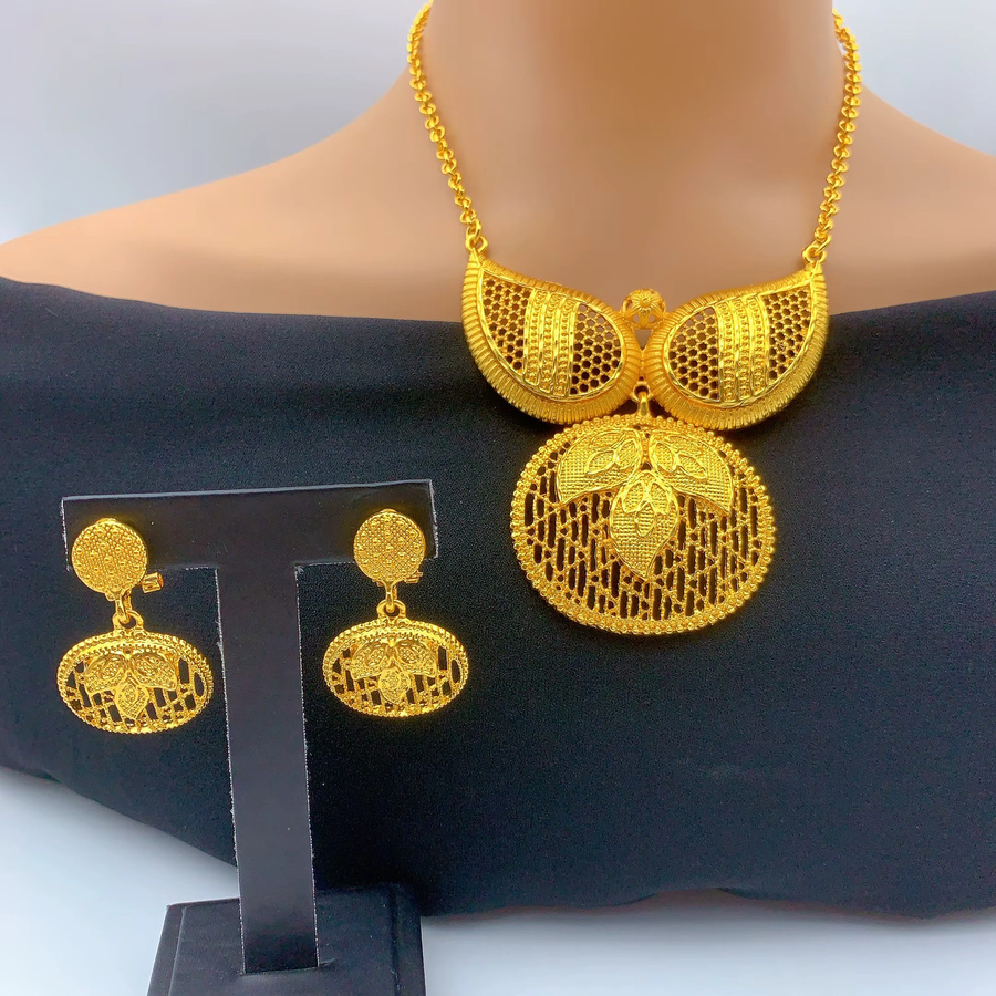 ANIID Schmuck-Set, Halskette, Ohrringe, Gold, Damen - Bild 2
