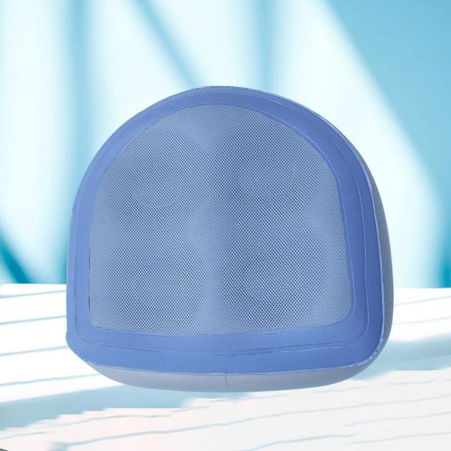 Aufblasbare Spa-Sitzmatte in Blau für Badewanne und Pool als komfortables Wasserkissen für Erwachsene - Bild 1