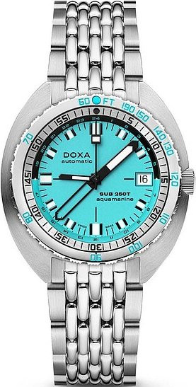Doxa SUB 250T GMT Aquamarine, Armbanduhr, Automatik, Edelstahl, 40 mm, Unisex - Bild 1