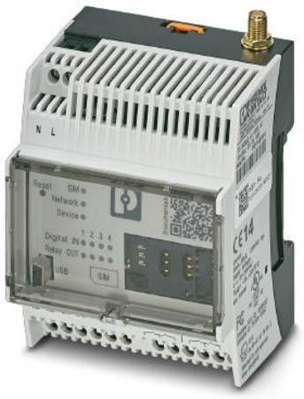 Phoenix Contact TC MOBILE I/O X200-4G AC GSM Modem mit LTE/5G Unterstützung in Weiß - Bild 1