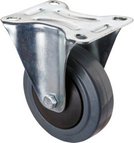 BS Rollen Transportrolle aus Kunststoff in Silber (L410.B67.100) - Bild 1