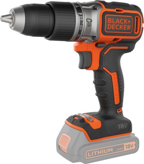 Black+Decker 18 V Akku-Schlagbohrschrauber BL188N Solo in Schwarz - Bild 1