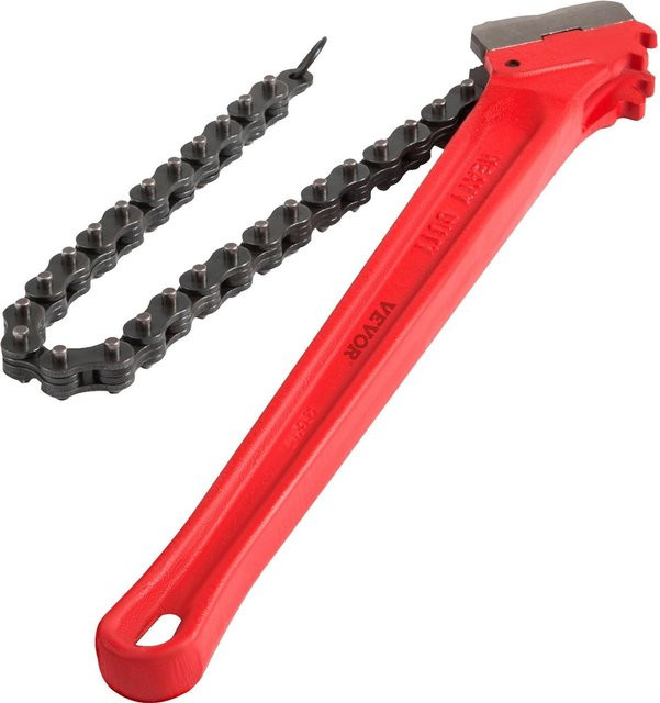 Buying Solutions MB Kettenrohrzange 36 Zoll in Rot aus Stahl für Ölfilter und Rohrleitungen mit einer Kapazität von 4-1/2 bis 7-1/2 Zoll - Bild 1