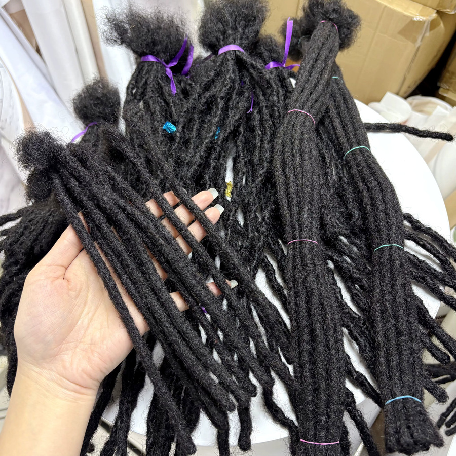 SISTER HAIR Loc-Dreadlock-Verlängerung, 100 % Echthaar, 8–14 Zoll, 50 Stränge, Unisex - Bild 2