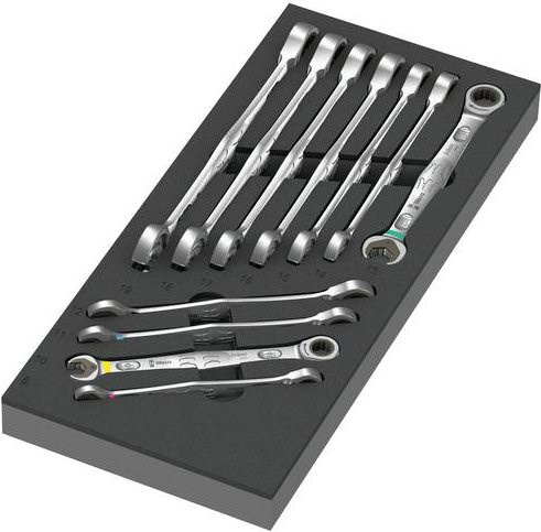 Wera Schaumstoffeinlage 9730 für 6000 Joker Set 1, 11-teilig, Schwarz-Grau - Bild 1