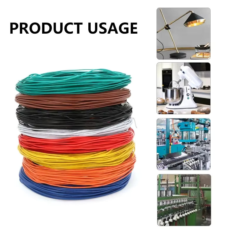 Verzinntes Kupfer-Elektrokabel 1007 mit PVC-Isolierung, Einzelader, Farbe: Grün - Bild 4