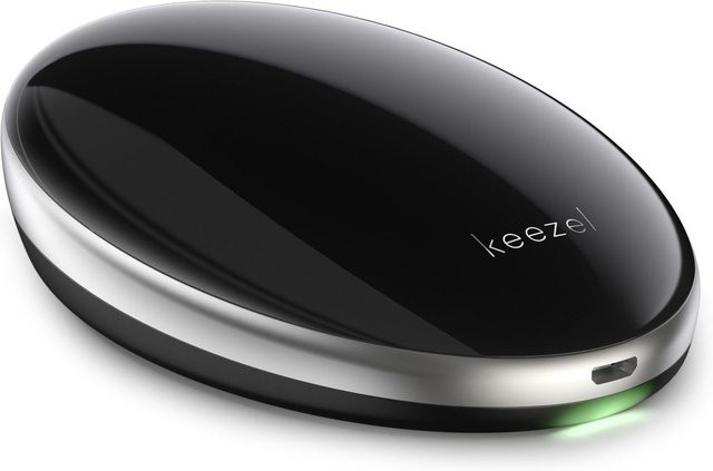 Keezel KZL-1 WLAN-Router in Schwarz/Silber - Bild 1
