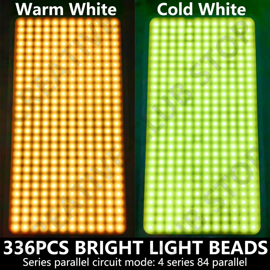 DT&ZM COB LED-Panel-Licht mit 5000 lm und 100 W, weiß, DC12 V bis 14 V für Auto und Zuhause - Bild 3